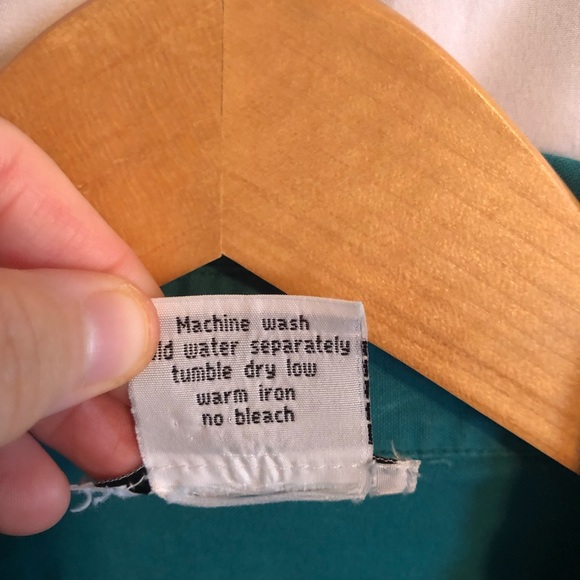 Vintage Western Turqoise Aztec Embroidered KZK Button Shirt Women Sz Medium - Picture 6 of 8